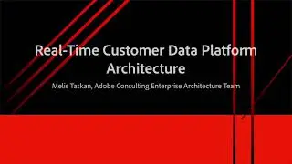 Real-Time Customer Data Platform (RT-CDP) Overview