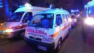 Corteo commemorativo per i vigili del fuoco deceduti ad Alessandria