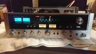Sansui 7070 test play after cleaning.