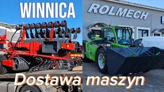 Dostawa maszyn marki UNIA oraz ładowarki MERLO do Winnicy! ROLMECH 