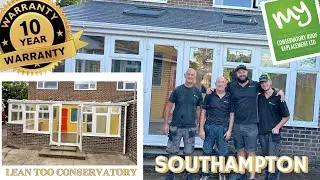 Full Timber Conservatory Roof Replacement in Southampton