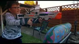 Nerf Gun Laser Ops Pro DeltaBurst Gewehr - Spieltest mit Luke4Family