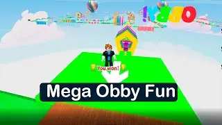 Roblox Parkour Mega Obby Fun | Relaxing ASMR Gameplay (Full) 4K 60FPS