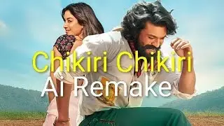 Chikiri Chikiri Hindi Song |Ai Remake |Ram Charan | Janhvi|Buchi Babu|A R Rahman |Mohit |