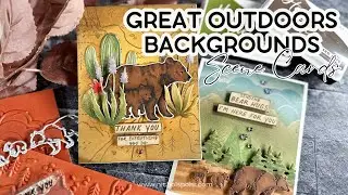 Great Outdoors Scene Cards (Hero Arts August 2023 My Monthly Hero Add Ons)