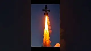 Japanese nuclear weapon launching from a metallic pad against a clear sky.
