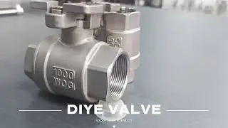 Two Piece Full Bore High Platform Ball Valve | 1000 WOG Stainless Steel | DIYE Valve
