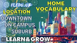 Home Vocabulary. Location. Rooms. Outside home. &copy;Learn&Grow