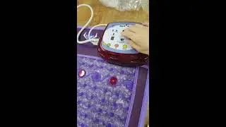 Purple Ereada&reg; Amethyst Compact Pro Mat PEMF test
