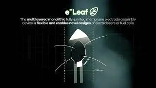E-Leaf, a fully-printed flexible and lightweight water electrolyser cell