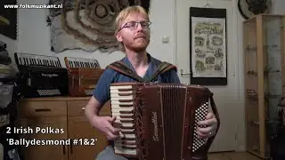 Irish session tunes: Ballydesmond No.1&2 (polkas) on piano-accordion