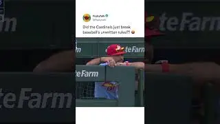 Was this bad sportsmanship, or smart baseball?🤔