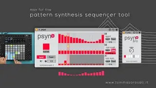 psyn + bro - pattern synthesis sequencer tool - maxforlive device demo