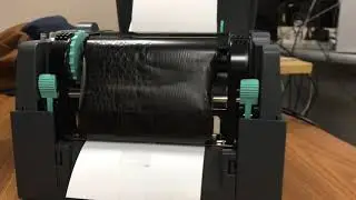 Установка барабана и Калибровка принтера godex-g500