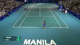 Alex Eala Win versus Alina Charaeva Round one Philippine Open 2026 highlights