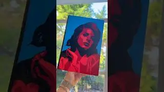 Painting #lanadelrey Sketchbook cover! #sketchbook #lanadelreyfan #lana #painting #fanart #music