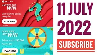 Amazon Quiz Today | Amazon Quiz Answers Today | 11 July 2022
