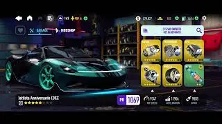 NFS No limits( AUTOMOBILI PININFARINA BATTISTA ANIVERSARIO) ultra show off tuning cool blue hyperkit