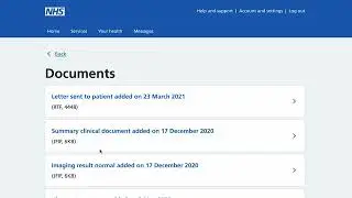 Посмотрите медицинскую карту вашего лечащего врача в учетной записи NHS