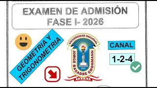 GEOMETRIA Y TRIGONOMETRIA // EXAMEN FASE I-2026
