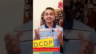 Meaning of DCDP | Demi chef De parties #chefdheerajbhandari #shorts
