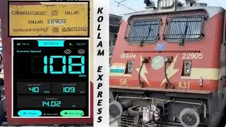16101 Kollam Express Chennai Egmore to Kollam Journey to Madurai  #KollamExpress#Maduraitrain#travel