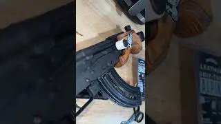 Micro Draco build with Davranov &ldquo;Alpine&rdquo; leather tape 🔥😎 #edit #shorts #viral #nerf #fyp #share