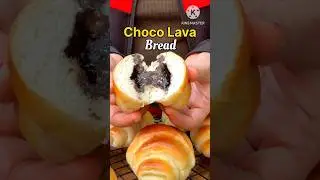 Choco Lava Bread | Chocolate Bread | Easy Bread Recipe | #recipe #breadrecipe #ytshorts #trending