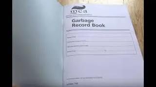 Garbage Disposal Record Book