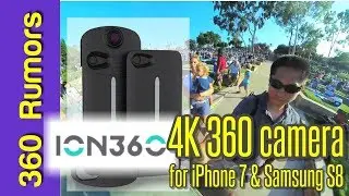ION360 U sample video - 4K 360 camera for iPhone 7 or Samsung S8