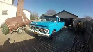 1964 Ford F100 Walk Around & Drive 223 6 Cylinder 3 Speed Short Bed Pickup