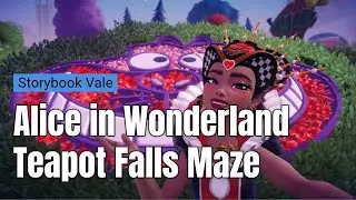 Alice in Wonderland Maze in Teapot Falls of Storybook Vale