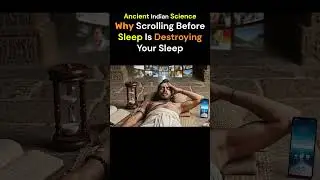 सोने से पहले मोबाइल चलाना नींद क्यों खराब करता है? #sleep #ayurveda  #ancientindianscience