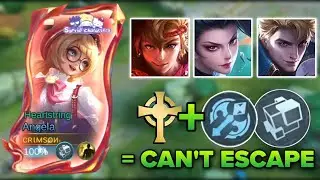 23 ASSIST!! 🔥🔥 ANGELA HEARTSTRING NEW SANRIO SKIN UNSTOPPABLE HEALING BUILD (must try)