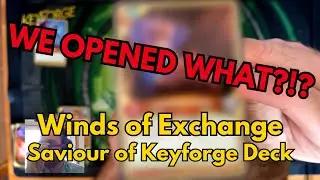 Craziest Deck Opening I've Ever Done | Saviour of Keyforge Deck | Winds of Exchange Pledge Unboxing