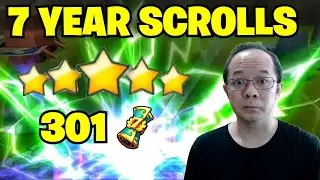 Summoners War - Lots of NAT5s!!! Getting him all the NAT4s from 7 Years Scrolls