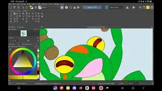 tb239 frog sticker