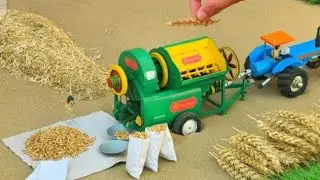 Diy tractor mini borewell  Diy tractor making bulldozer repair train railway | make roads to help