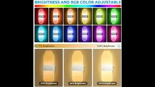 RGB Adjustable LED Wall Sconce - Lights