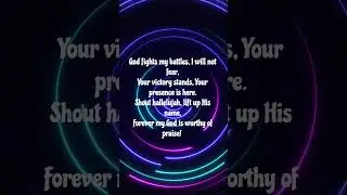 God Fights My Battles | Victory Worship Anthem | No Weapon Formed Shorts