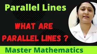 What are parellel lines ? || #ParellelLines || #parellel #lines //Master mathematics||