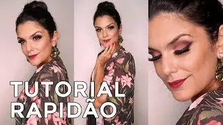 Tutorial Rapid&atilde;o: Maquiagem rosa com Vice 3 Palette
