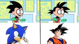 Robin got goku and sonic hairstyle | ADHI TIMES |