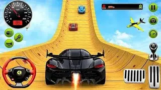 GT Ramp Car Stunts Racing Simulator - Extreme Car Crash Beam Derby 3D - Android GamePlay #2 