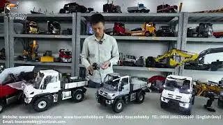 Two different version U423 4X4 RC Off-road 1/10 Scale.Alloy bucket & plastic wood bucket
