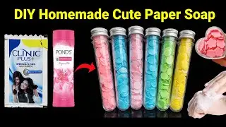 Homemade paper soap making kit/homemade paper soap/How to make paper soap/paper soap making/#soap