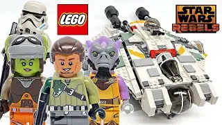 LEGO Star Wars Rebels The Ghost review! 2014 set 75053!