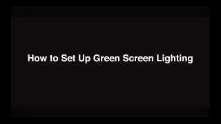 How to Light a Green Screen with a Subject: Step-by-Step Guide