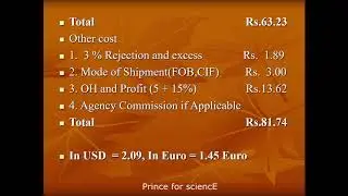How to calculate COSTING of Knits Garment ?