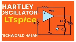 Hartley Oscillator in LTspice | Easy Simulation Tutorial for Beginners